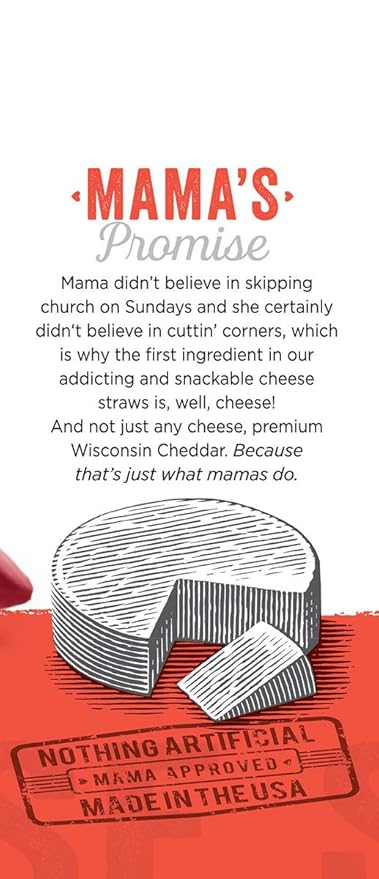 Mama Geraldine's Chipotle Cheese Straws - 4.5 oz Box (12 Pack) - Spicy & Savory Baked Cheese Snacks