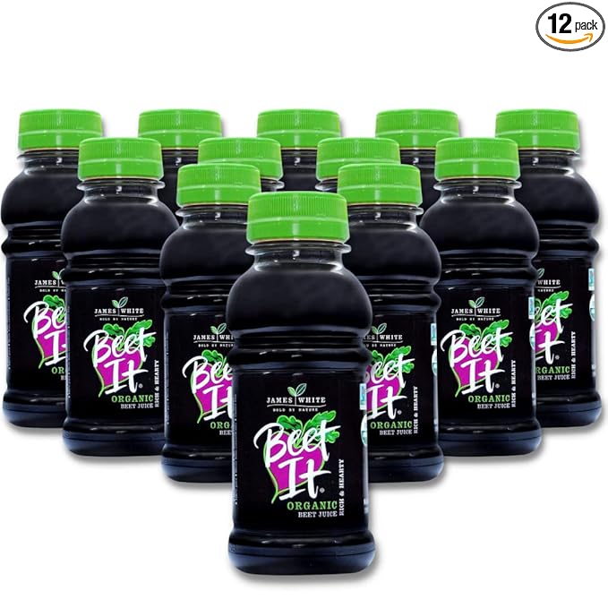 BEET IT Organic Beet Juice, 8.5 Ounce (Pack of 12) GMO-Free 100% Natural Beet Juice Organic