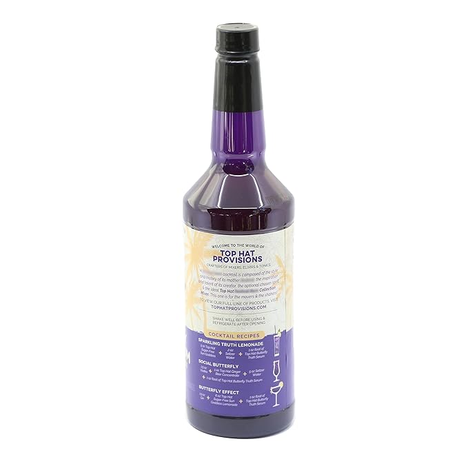Top Hat Butterfly Truth Serum - Butterfly Pea Floral Extract - Blue Flower Tea Tincture - Blue