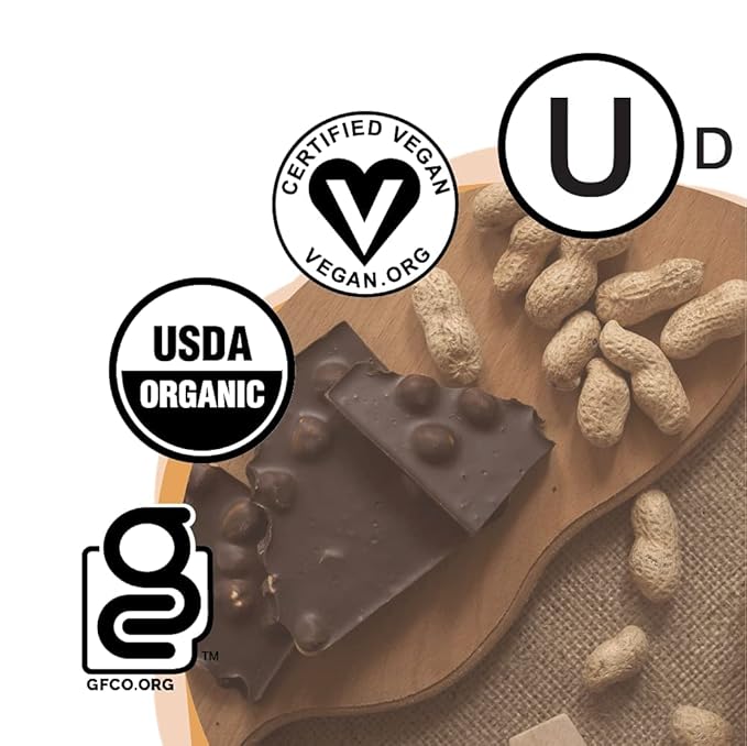 Skout Organic Chocolate Peanut Butter Kids Snack Bars (18 Pack) | Organic Kids Snack Bars | School