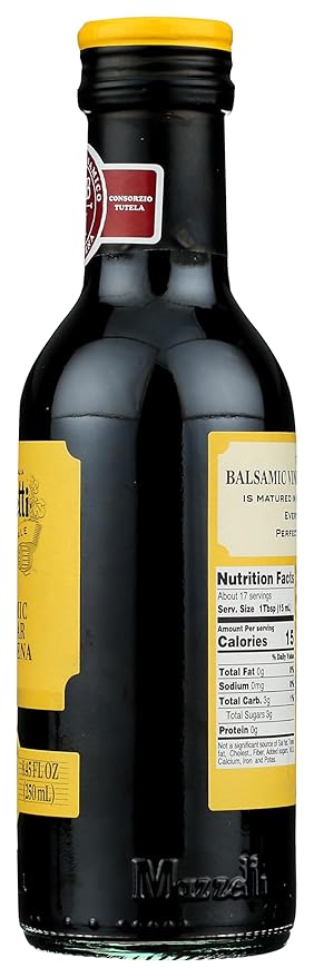 Mazzetti Balsamic Vinegar PGI-2 Leaf, 8.45 Fl Oz (Pack of 1)