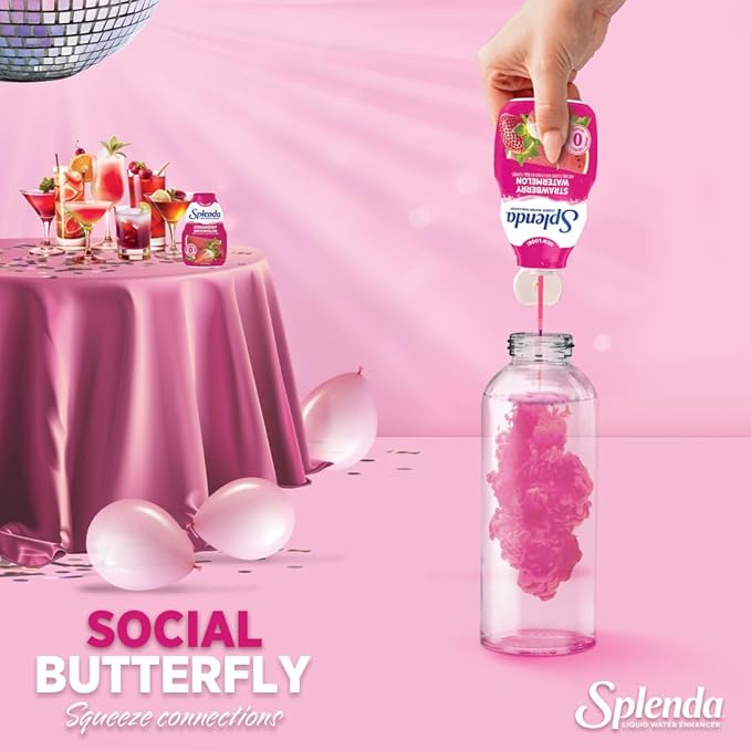 SPLENDA Liquid Water Enhancer Drops, Sugar Free, Zero Calorie, Natural Flavor, Concentrated Drink