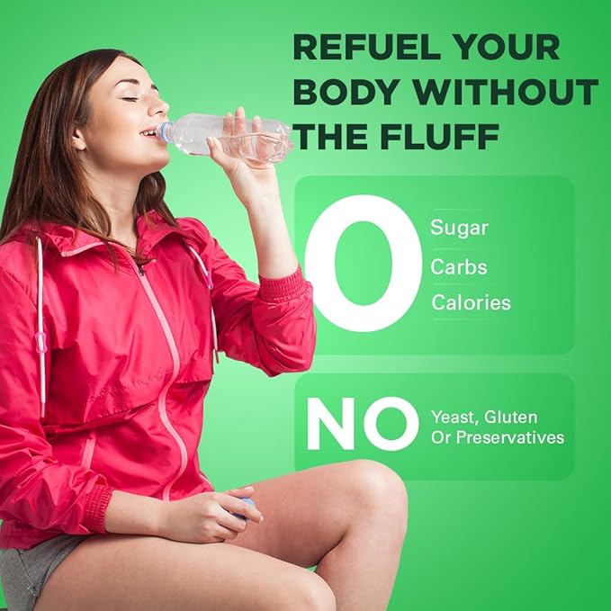 Keto Vitals Immunity Sugar Free Electrolytes Powder with Vitamin C, Ginger, Turmeric, & Elderberry