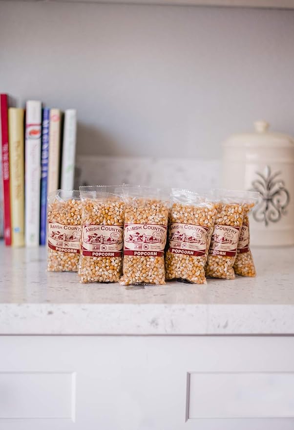 Amish Country Popcorn | 10-4 oz Bags - Baby Yellow Popcorn Kernels | Old Fashioned, Non-GMO and