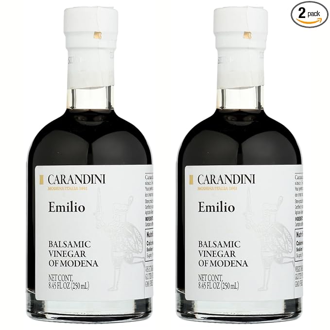Carandini Emilio Silver Balsamic Vinegar of Modena PGI Premium Italian Vinegars | Made in Italy