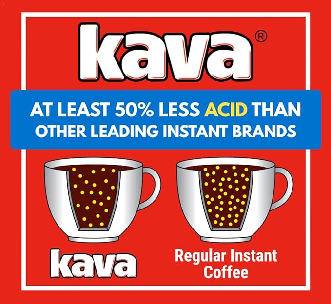 Kava Acid Neutralized Instant Coffee, 4 Ounce (Pack of 6)