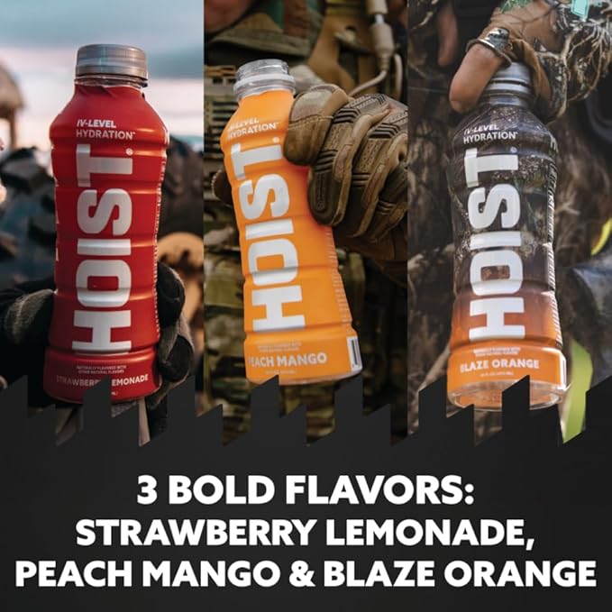 HOIST Premium Military Hydration Electrolyte Drink, Powerful IV-Level Hydration, Clinically Proven