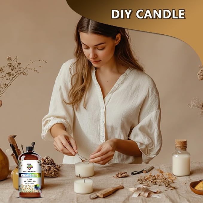 Chamomile Essential Oil (8 oz / 240 ml) ??Chamomile Oils for diffusers, humidifiers, Home Baths