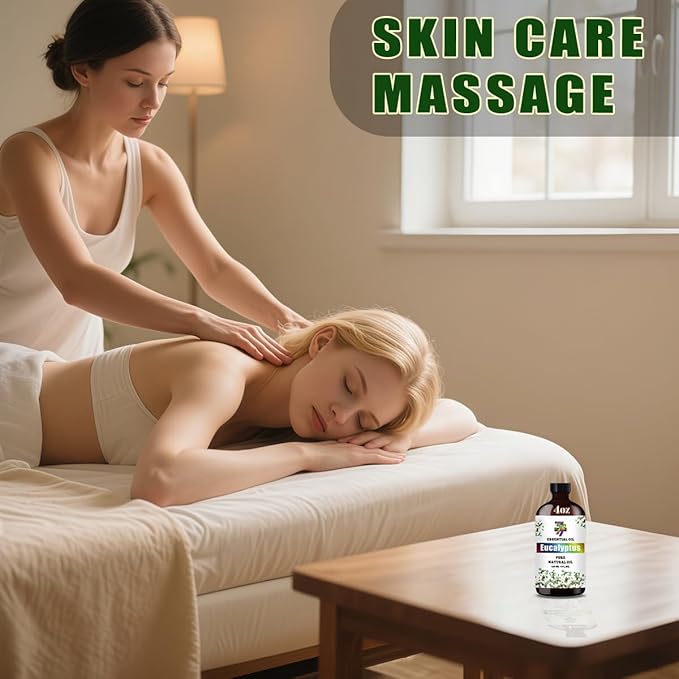 Eucalyptus Essential Oil (4 oz/120 ml) ??Eucalyptus Oils for Aromatherapy, diffusers, humidifiers