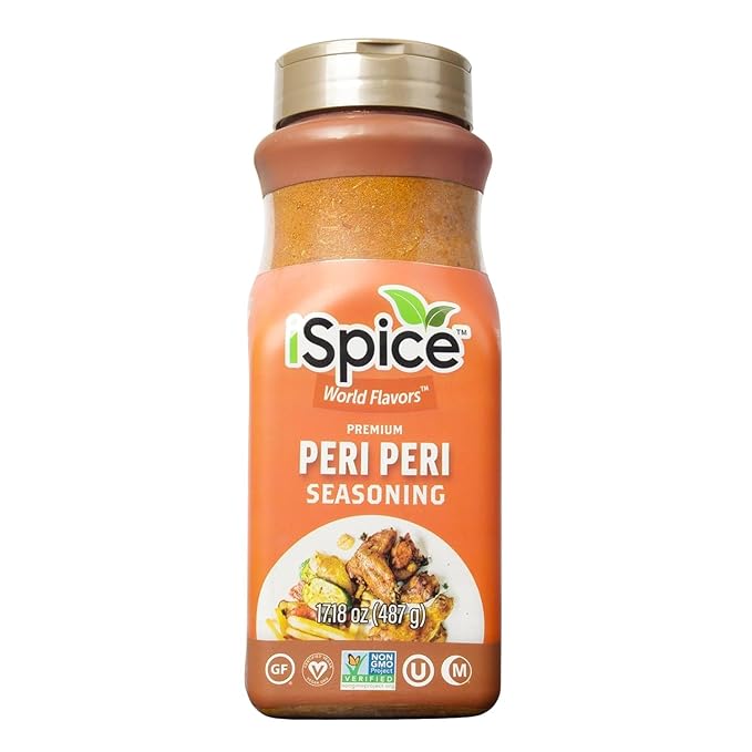 iSpice Blend | Peri Peri Seasoning | 17.18 oz | Mixed Spice & Seasoning | Bulk Size | Halal |