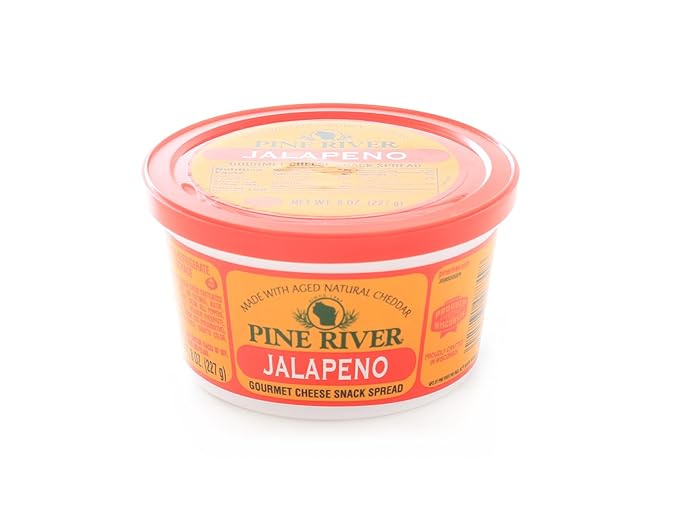 Pine River Cheese Spreads 3-Pack | (3) 8 oz Tubs | SHELF-STABLE Gourmet Wisconsin Pub Cheese Spread