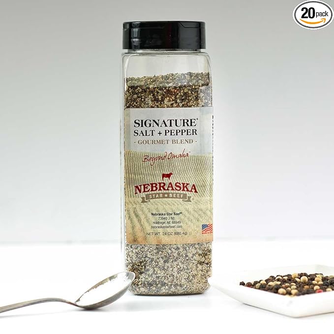 Nebraska Star Beef Salt + Pepper - 24oz