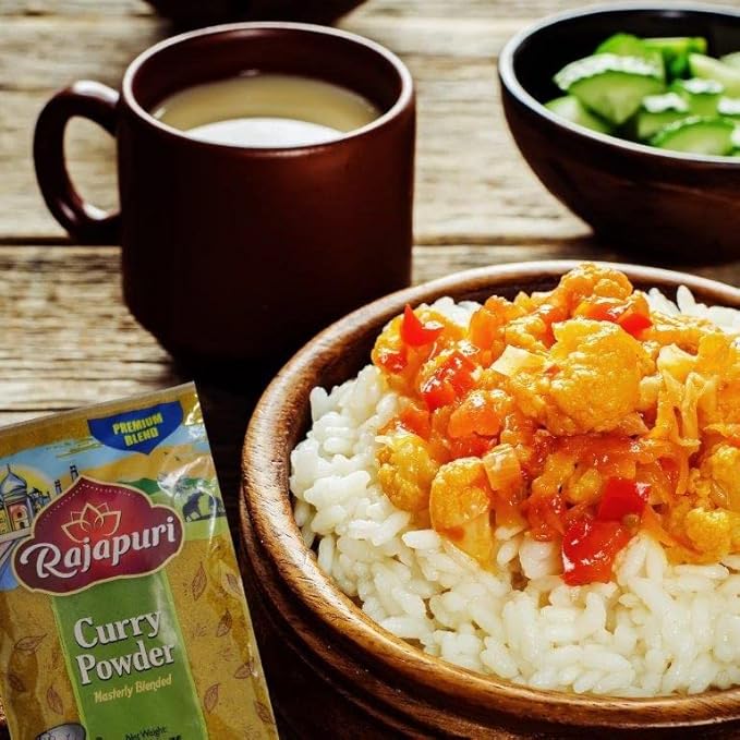Rajapuri Mixed Spices | Mild Curry 85g / 3 Ounce | Perfect For Meats, Poultry And Fish. Vegan