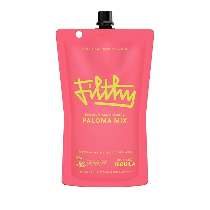 Filthy Paloma Mix, Premium Cocktail Mixer, All-Natural, Non-GMO, Vegan & Gluten-Free, Made with