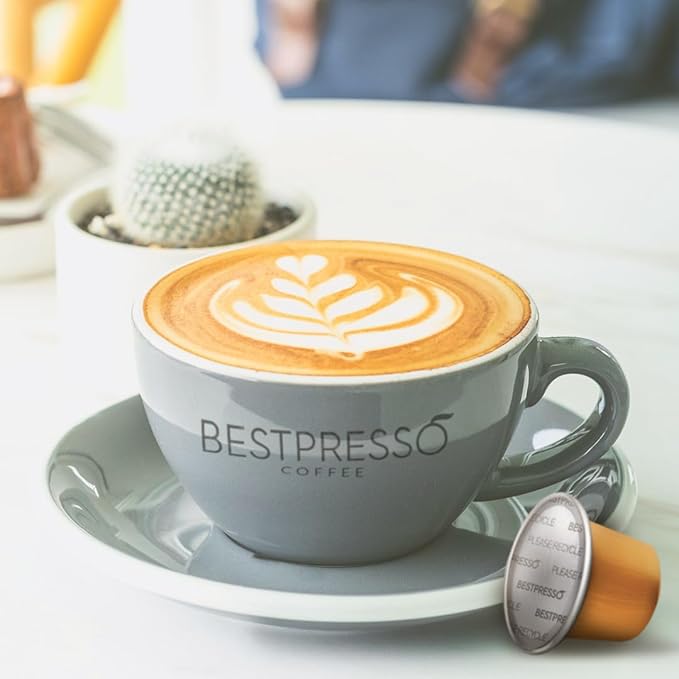 Bestpresso Coffee for Nespresso Original Machine 120 Aluminum pods Certified Genuine Espresso Lungo