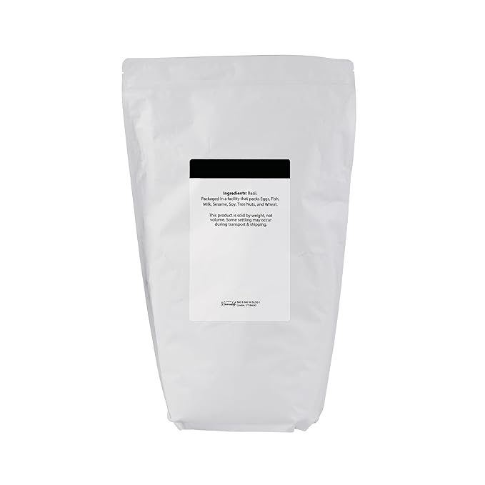 Minimalist Basil Leaves, Perfect for Cooking and Seasoning, Packaged for Convenience in a