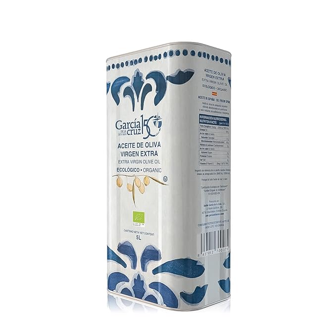 García de la Cruz - Organic Extra Virgin Olive Oil, Montes de Toledo, Recycled PET Packaging, Can