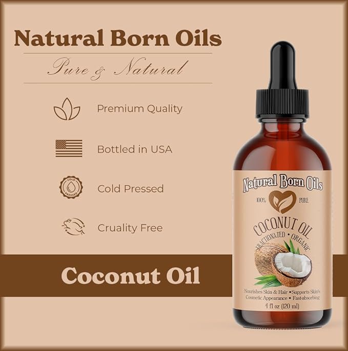Coconut Oil Fractionated, 1 Gallon, Organic, Cold-Pressed, Carrier Oil, Fast-Absorbing, Deep Skin