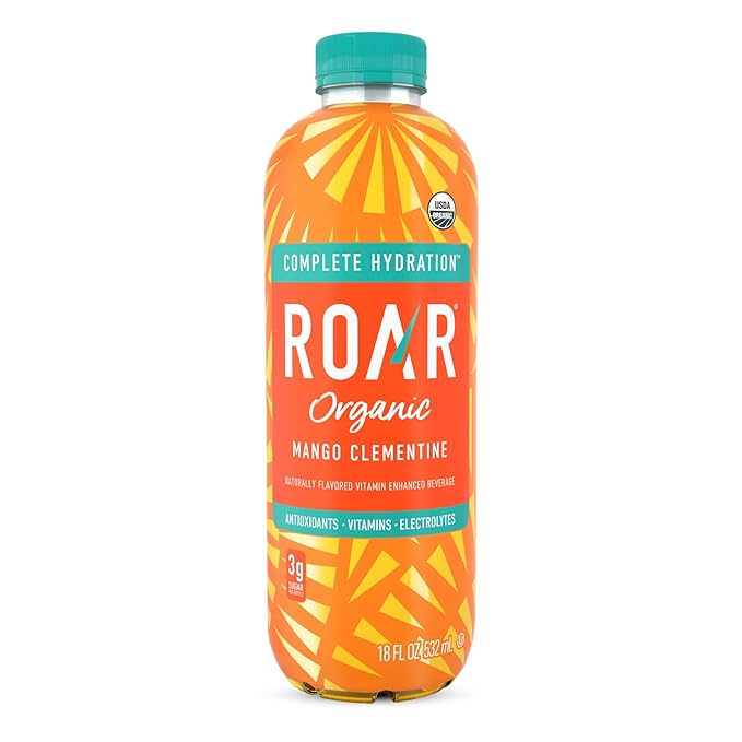 ROAR Complete Hydration Organic Variety Pack - Electrolyte Drinks Loaded with Vitamins C, B5, B12