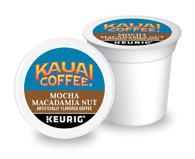 Kauai Coffee K-Cup Pods for Keurig Brewers – Arabica Coffee, 10% Hawaiian – Medium Roast, Savory
