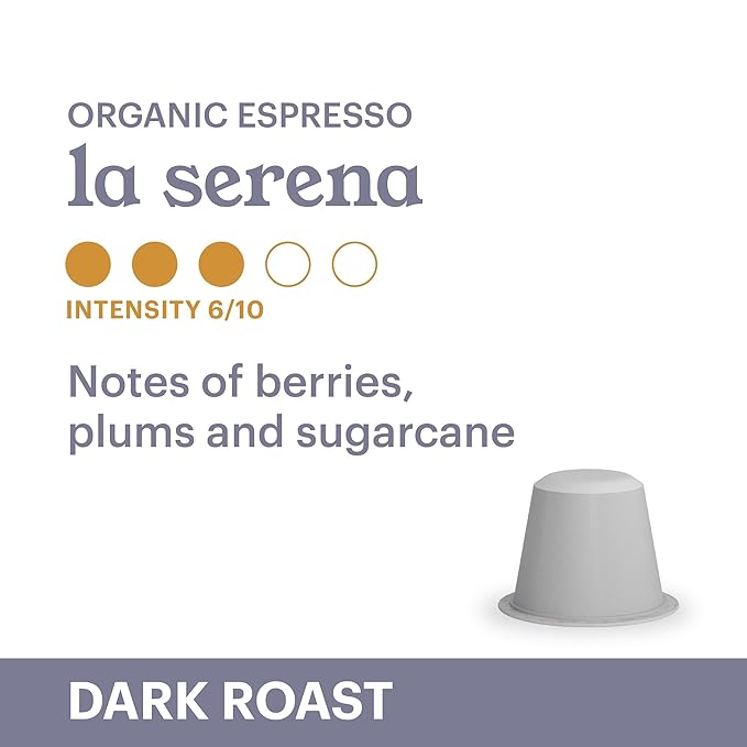 G GRANA Decaf Coffee Pods, Compatible with Nespresso OriginalLine, 40 Count, Dark Roast