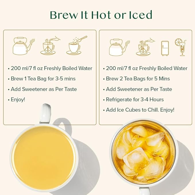 VAHDAM, Pure Mint Herbal Tea (100 Pyramid Tea Bags) Caffeine Free, Non GMO, Gluten Free | Blend of