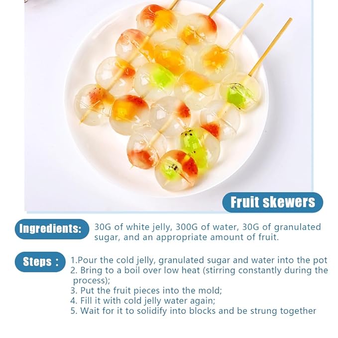 jelly powder10.58oz/300g, konjac jelly powder竊똦omemade desserts, jelly pudding powder,Transparent