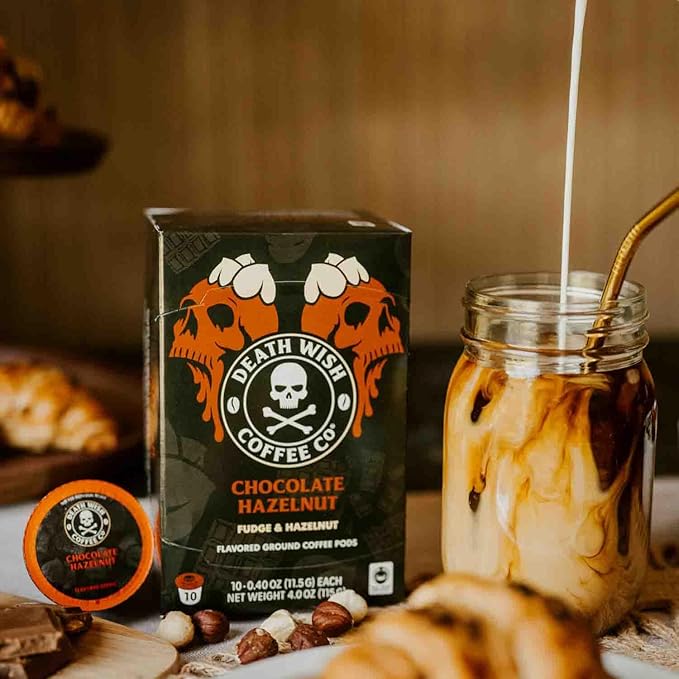 Death Wish Coffee - Single Serve Pods - Dark Roast Coffee Pods - Made with USDA Certified Organic