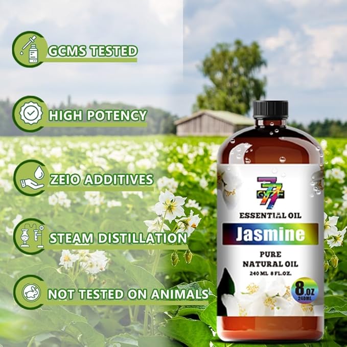 Jasmine Essential Oil (8 oz / 240 ml) ??Jasmine Oils for diffusers, humidifiers, Home Baths
