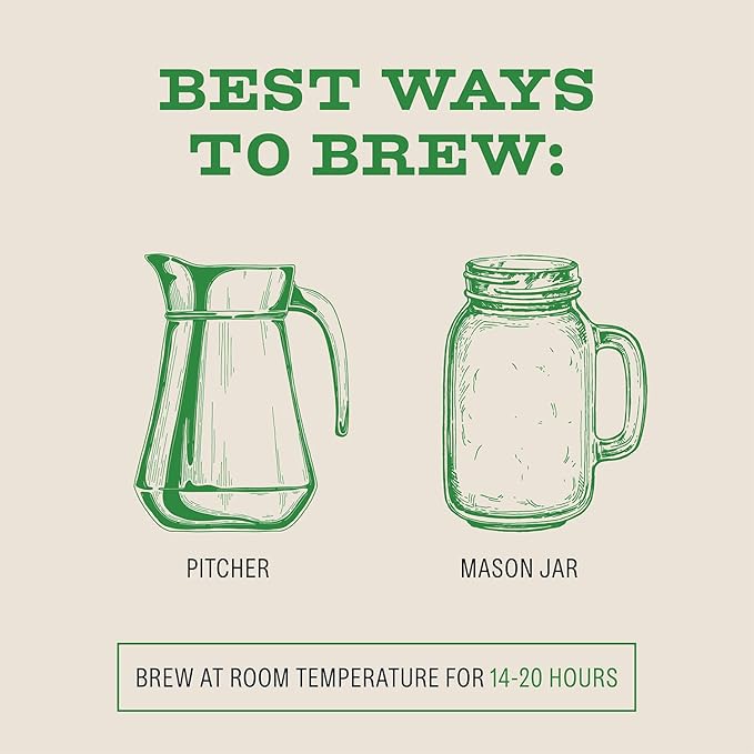 Bizzy Organic Cold Brew Coffee | Espresso Blend | Coarse Ground Coffee | Medium-Dark Roast | Micro