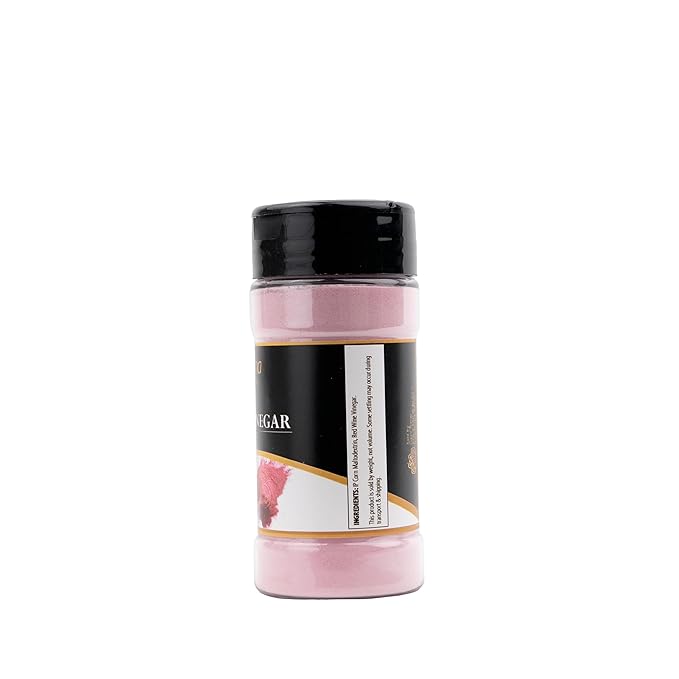 GranAroma Red Wine Vinegar Powder, Tart Flavor, Dry Rubs & Dressings, Seasoning Powder (2.08 Ounce)