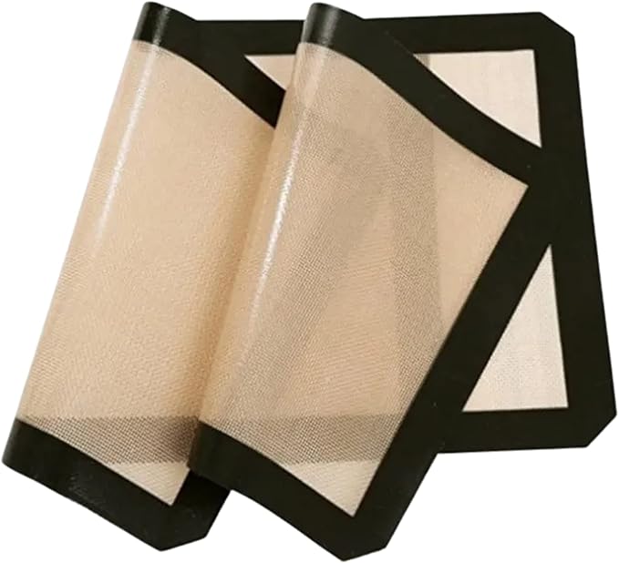 NonStick Baking Mats for 15 inch Sheets 2-Pack | Silicone Nonstick Baking Mats 10 x 15 inches |