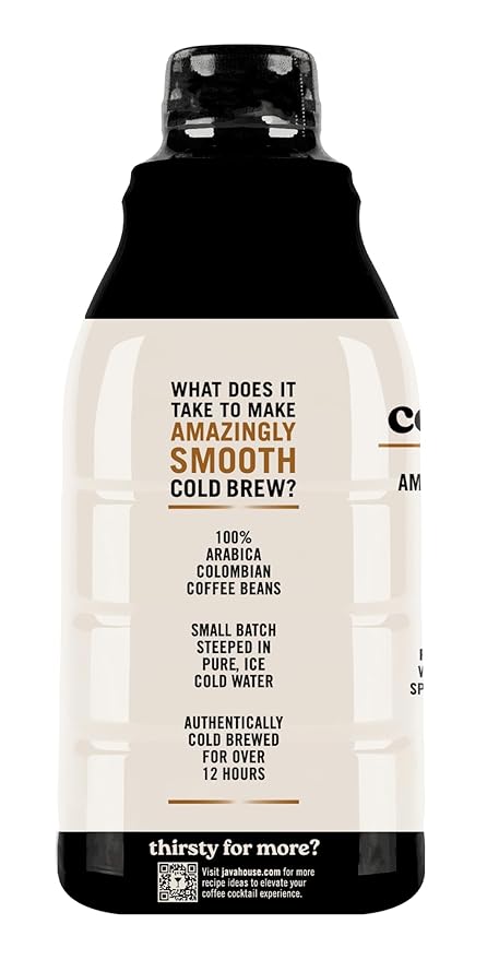 Java House Cold Brew Espresso Cocktail Mix ??Premium 100% Arabica Cold Brew Concentrate ??Smooth