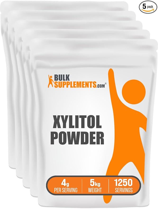 BulkSupplements.com Xylitol Powder - Natural Sugar Substitute & Sugar Alternative - Sweetener For