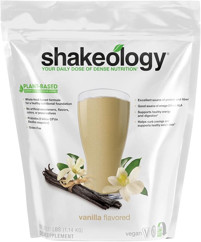 Shakeology Plant Based Protein Powder Blend ??Gluten-Free Shake with Vitamins and Minerals ??Helps