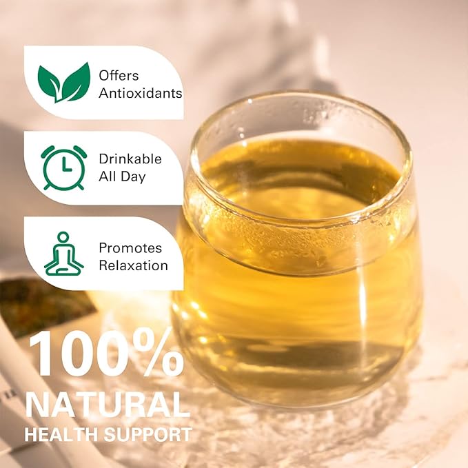 WT WEETEE Organic Decaf Green Tea Bags, Organic Green Tea 100 Count | CO2-Decaffeinated | Super
