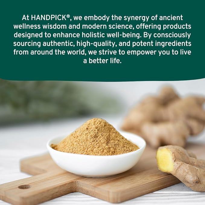 HANDPICK Ginger Powder (14oz/397g) No Additives, No Preservatives, No Fillers | Ginger Root Powder