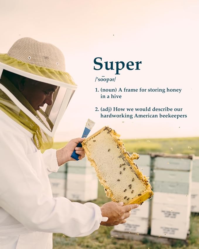 Local Hive Oregon Raw Unfiltered Honey – 32oz, 100% Pure US Honey, Sourced from American Bees and