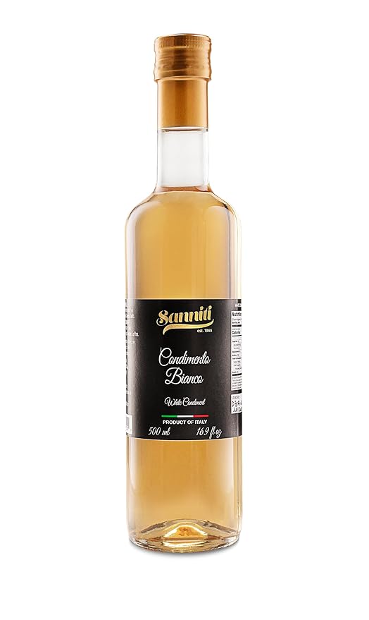 Sanniti White Vinegar Condiment Italian Condimento Bianco, 500 ml