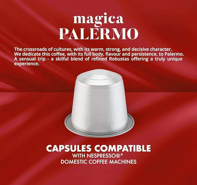 Caffè Borbone Aluminum Espresso Pods for Nespresso Coffee Machines, Intense, Smooth and Rich