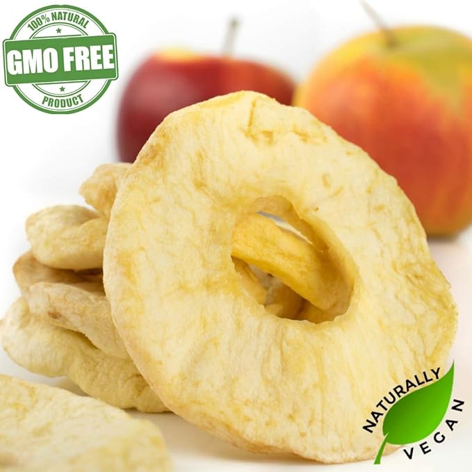 Gerbs Dried Apple Slices 1 lb. | Unsulfured, No Sugar Added, Preservative-Free | Naturally Sweet &