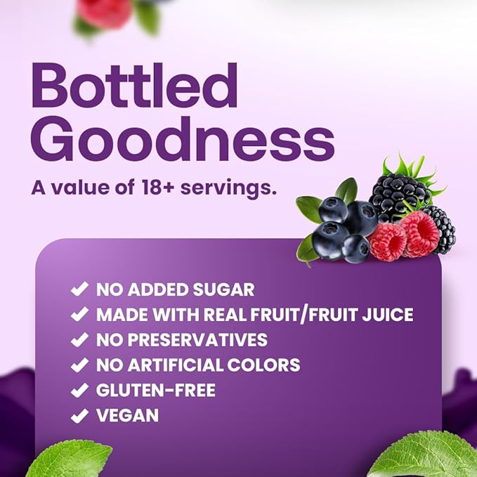Dr. Smoothie 100% Crushed Acai Berry Blend ??No Added Sugar, Made with Real Fruits/Fruit Juice