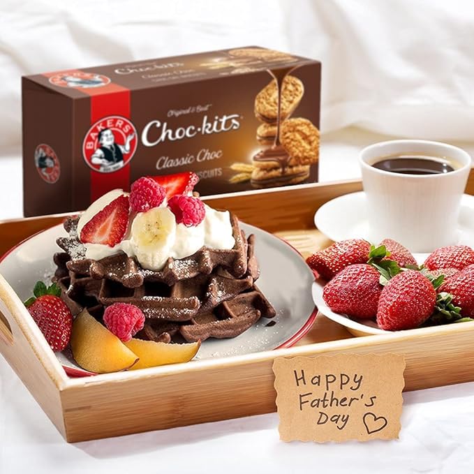 Baker's Choc-kits Crunchy Oat Biscuits/Cookie | Chocolate | Pack of 2 | 32-40 Cookies a Box |