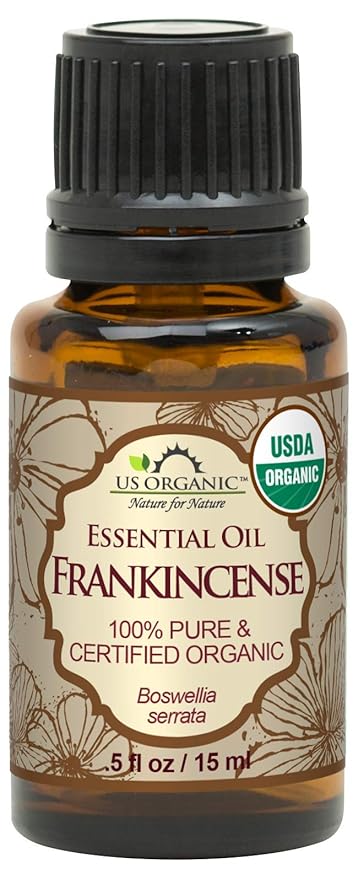 US Organic 100% Pure Frankincense Essential Oil, USDA Certified Organic, Steam Distilled, Boswellia