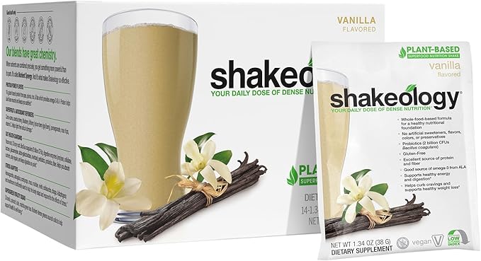 BODi Shakeology Plant-Based Vegan Protein Powder ??Gluten-Free Superfood Shake with Vitamins &