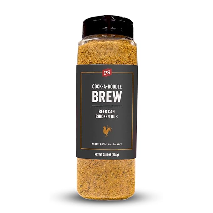 PS Seasoning Cock-A-Doodle Brew- Beer Can Chicken Seasoning- BBQ Seasoning & Rubs for Smoking and