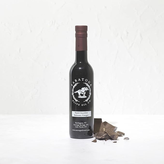 Saratoga Olive Oil Company Dark Chocolate Dark Balsamic Vinegar 375ml (12.7oz)
