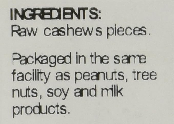 Sincerely Nuts - Raw Cashews Pieces Unsalted | Healthy Snack, Source of Protein | Keto and Paleo