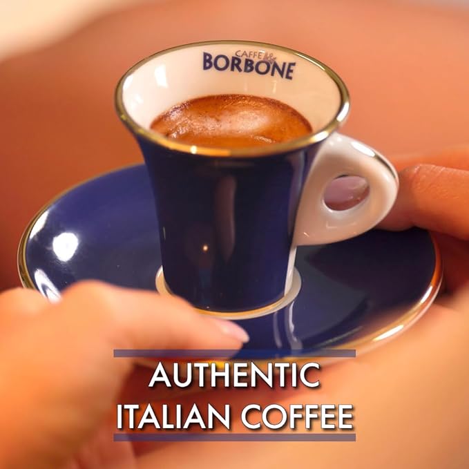 Caffe Borbone Aluminum Coffee Pods Compatible with Nespresso Original Machines, Espresso Intenso