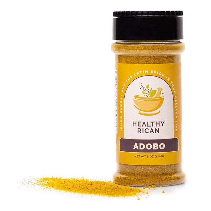 Healthy Rican Adobo Sazon Sofrito Seasoning and Herbs Mix Dry Non GMO No Preservatives MSG